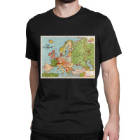 Trending Map Of Europe Classic T-shirt | Artistshot