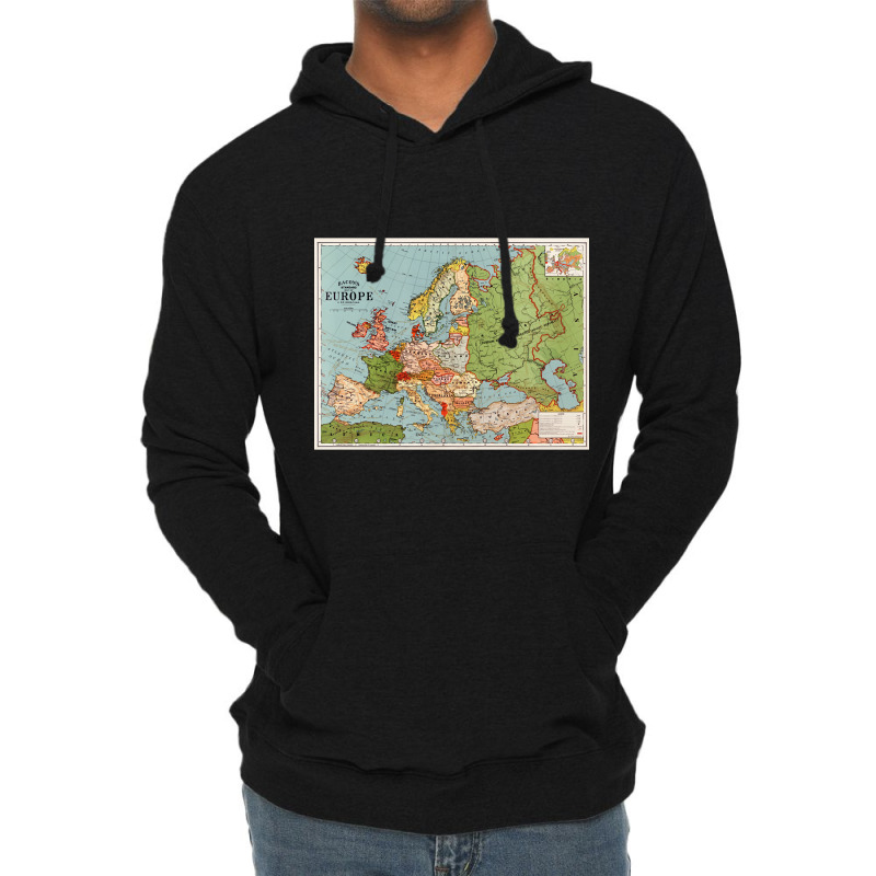 Trending Map Of Europe Lightweight Hoodie | Artistshot