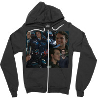 Vigilante Collage Zipper Hoodie | Artistshot