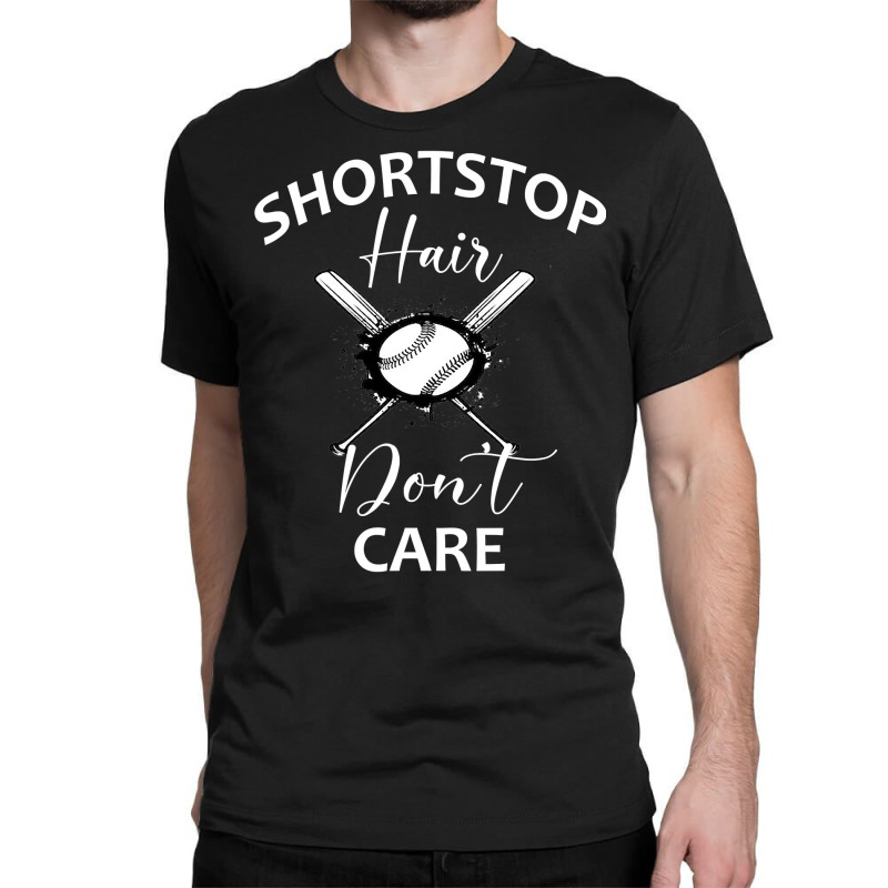 Softball Teen Girls Women Shortstop Hair Dont Care Saying Classic T-shirt | Artistshot