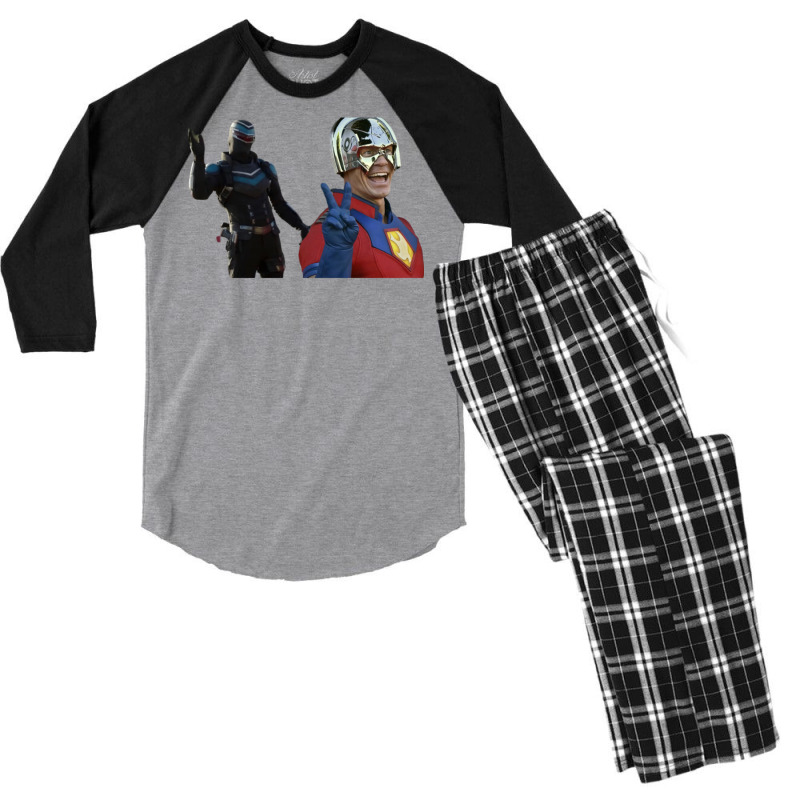 Vigilante Peacemaker Men's 3/4 Sleeve Pajama Set | Artistshot