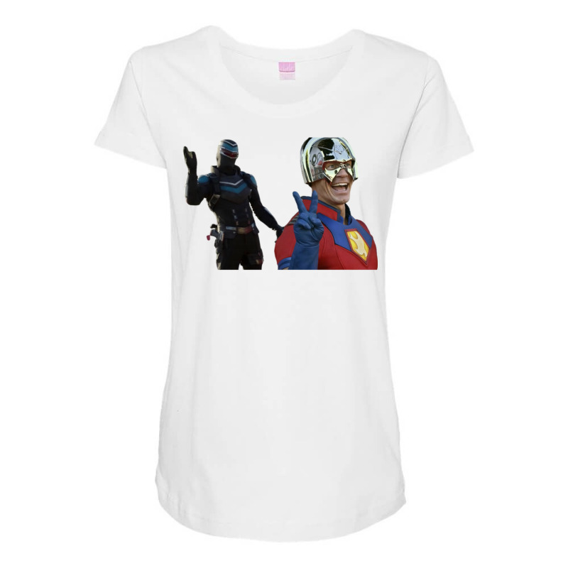 Vigilante Peacemaker Maternity Scoop Neck T-shirt | Artistshot