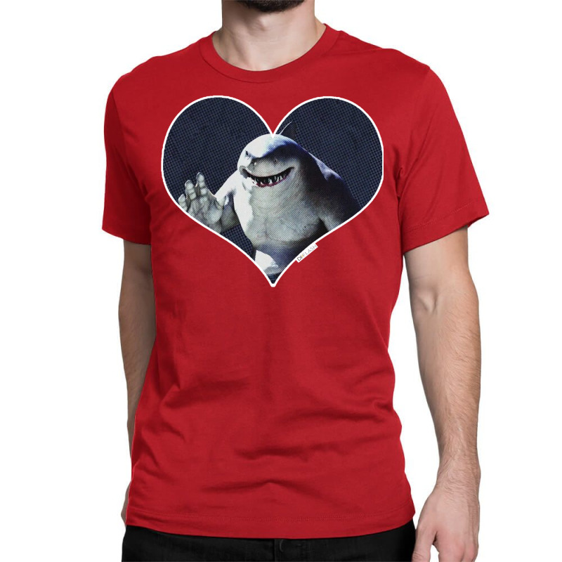 King Shark Heart Print Classic T-shirt | Artistshot