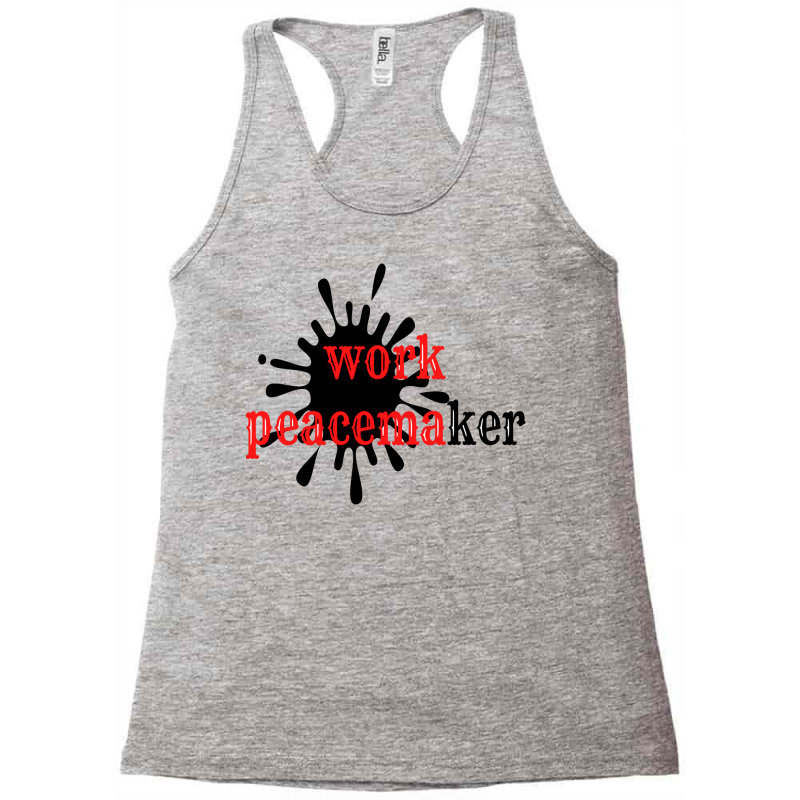 Vintage Work Peacemaker Funny Men Racerback Tank | Artistshot