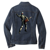 The Amazing Vigilante Peacemaker 1 Ladies Denim Jacket | Artistshot