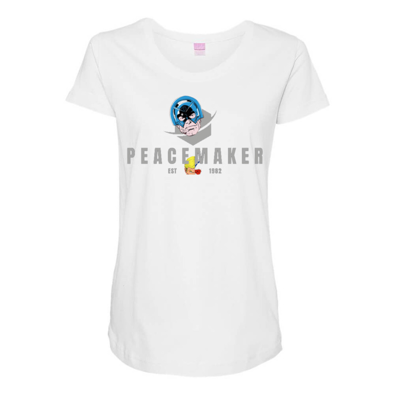 Vigilant Peacemaker Maternity Scoop Neck T-shirt | Artistshot