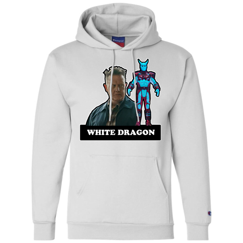 White Dragon Peacemaker  2 Champion Hoodie | Artistshot