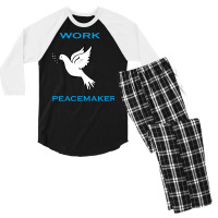 Vigilante Peacemaker 7 Men's 3/4 Sleeve Pajama Set | Artistshot