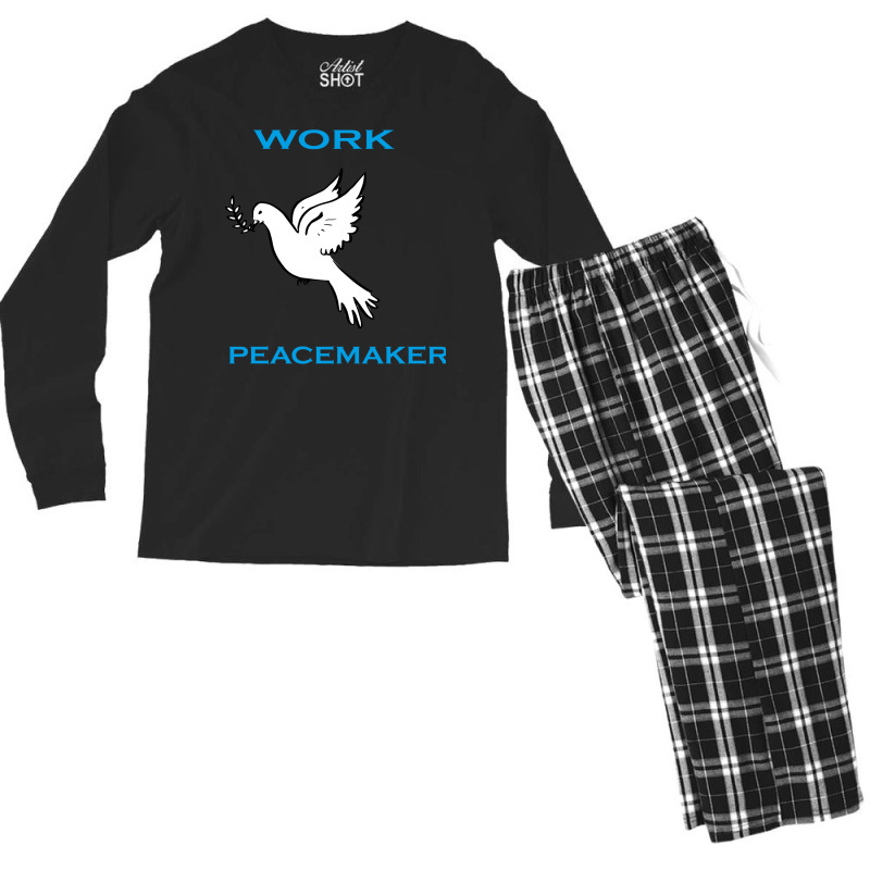 Vigilante Peacemaker 7 Men's Long Sleeve Pajama Set | Artistshot