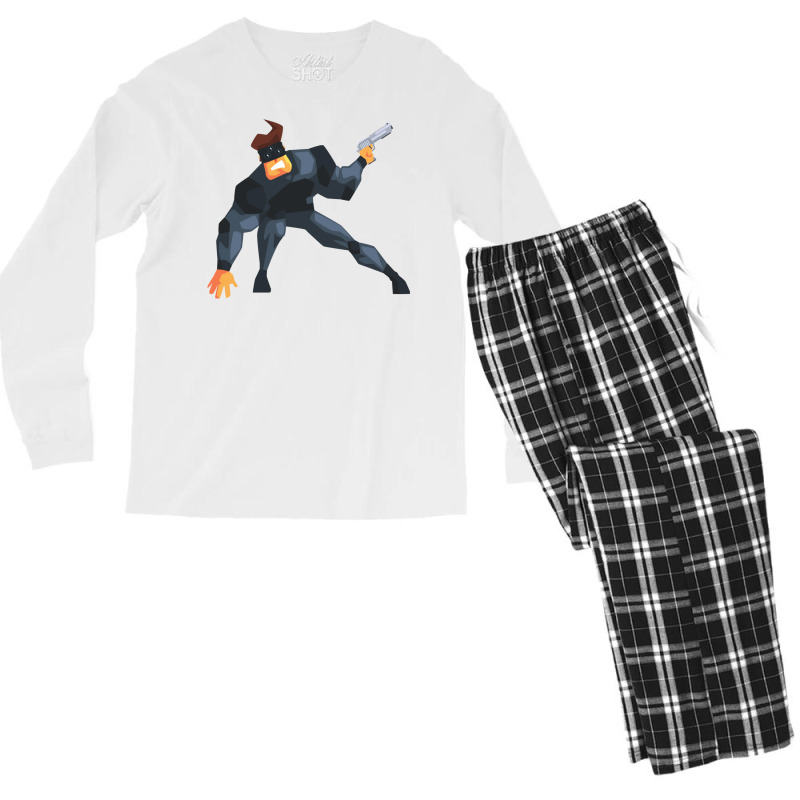 Vigilante Peacemaker 9 Men's Long Sleeve Pajama Set | Artistshot