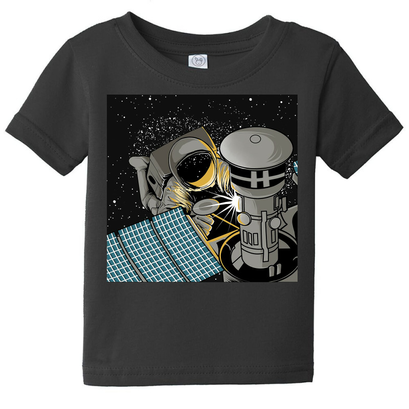 Astronauts Welder Baby Tee by Cartel Crops | Artistshot