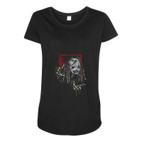 Random Skull Art Prime Edition 021 1 Maternity Scoop Neck T-shirt | Artistshot