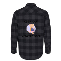 Cute Keep Our Children Safe - Mouse Flannel Shirt | Artistshot