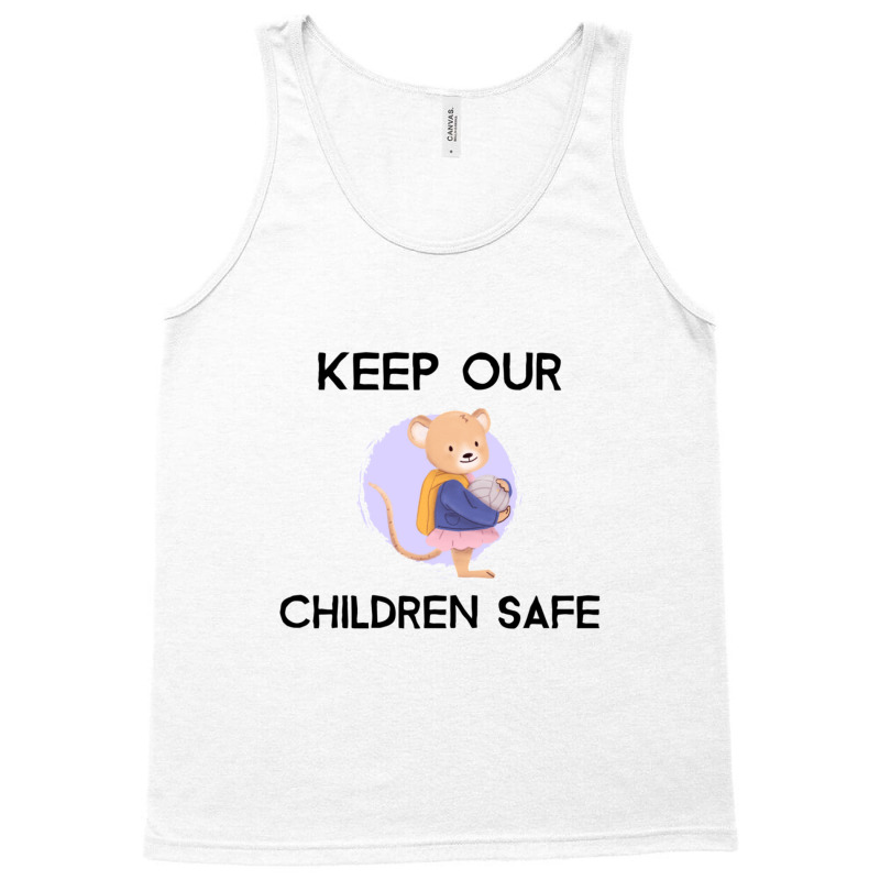 Cute Keep Our Children Safe - Mouse Tank Top by THOMASMANUEL | Artistshot