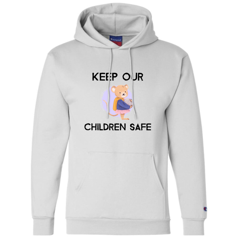 Cute Keep Our Children Safe - Mouse Champion Hoodie by THOMASMANUEL | Artistshot