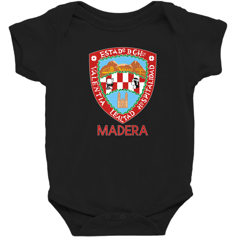 Madera Chihuahua Estado De Mexico Escudo Eagle Aguila Baby Bodysuit by fasolaywes | Artistshot