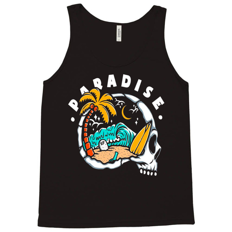 Paradise Beach Rip Tank Top by lik9787 | Artistshot