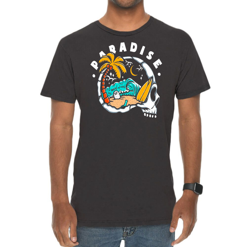 Paradise Beach Rip Vintage T-Shirt by lik9787 | Artistshot