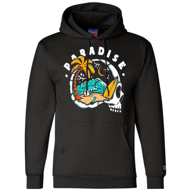 Paradise Beach Rip Champion Hoodie by lik9787 | Artistshot