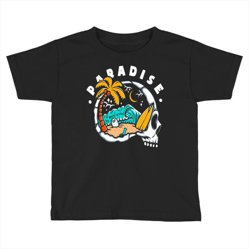 #paradise Beach Rip Toddler T-shirt by lik9787 | Artistshot