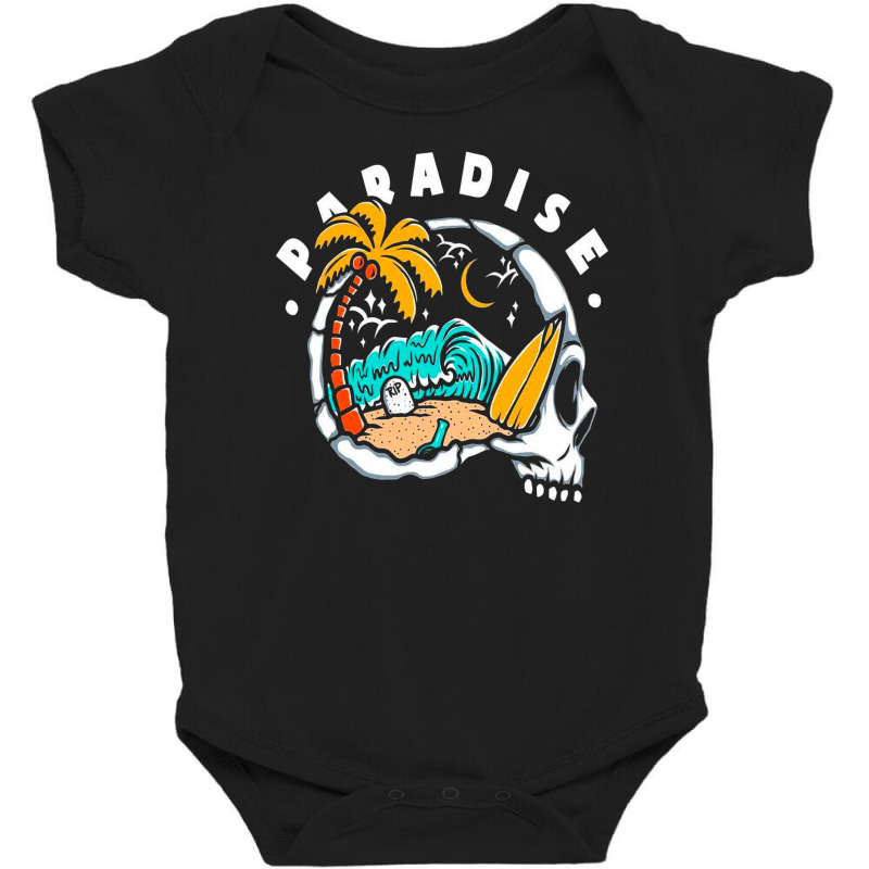 #paradise Beach Rip Baby Bodysuit by lik9787 | Artistshot