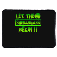 Im Not Short Im Leprechaun Size T  Shirt Let The Shenanigans Begin Fun Rectangle Patch | Artistshot