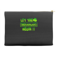 Im Not Short Im Leprechaun Size T  Shirt Let The Shenanigans Begin Fun Accessory Pouches | Artistshot