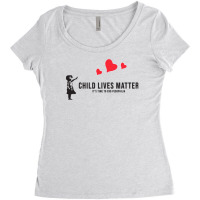 Child Lives Matter Women's Triblend Scoop T-shirt | Artistshot