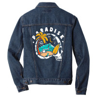 #paradise #beach #rip Men Denim Jacket | Artistshot