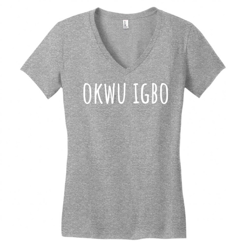 “igbo Word” – Funny Igbo Language T Shirt Women's V-Neck T-Shirt by jessamynb4pru | Artistshot