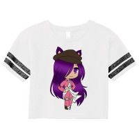 Anime  Chibi Fox Anime Girl Gatcha Kawaii Scorecard Crop Tee | Artistshot