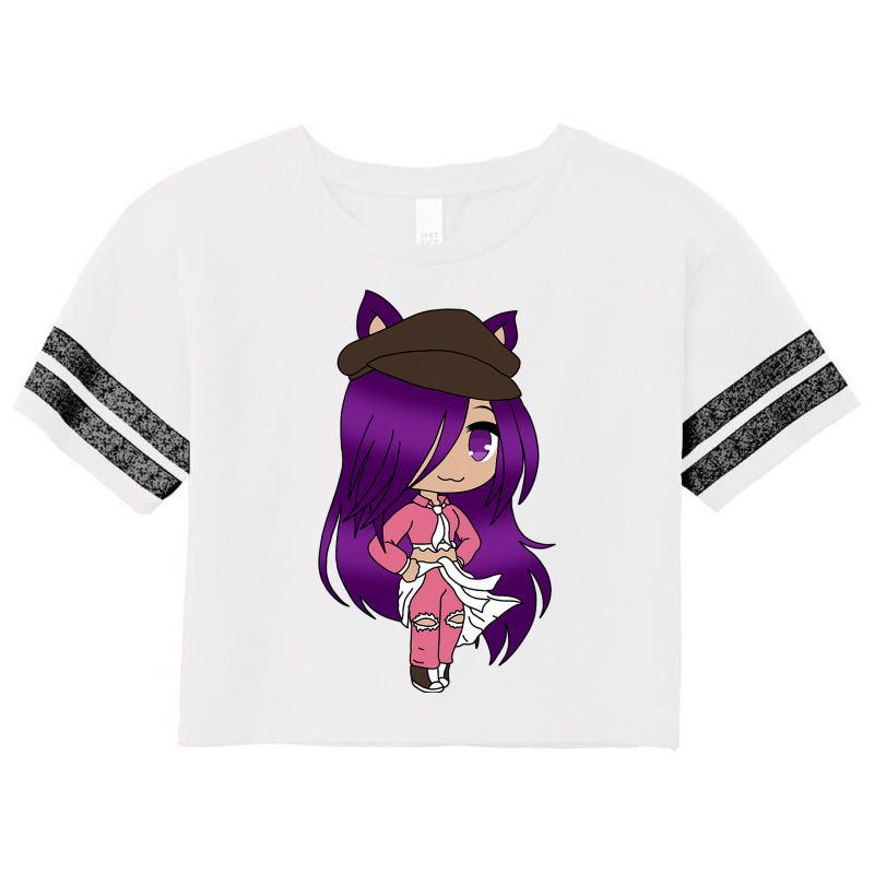 Anime  Chibi Fox Anime Girl Gatcha Kawaii Scorecard Crop Tee by joseph89 | Artistshot