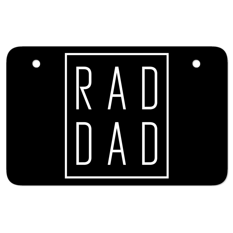 Fathers Day S  Rad Dad Atv License Plate | Artistshot