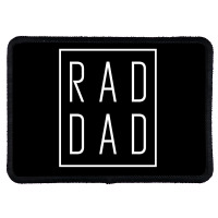 Fathers Day S  Rad Dad Rectangle Patch | Artistshot