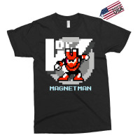 Magnet Man With Ice Blue Text Exclusive T-shirt | Artistshot