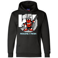 Magnet Man With Ice Blue Text Champion Hoodie | Artistshot