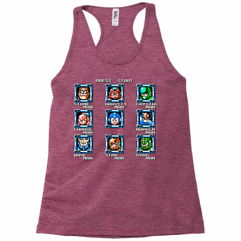 Megaman 5 Stage Select Racerback Tank by mazugtaipo0 | Artistshot