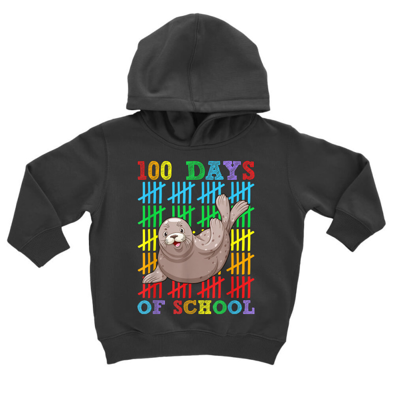 100 Days Of School Sea Lion Lovers Boy Girl 100th Day School T Shirt Toddler Hoodie by noelenedh2mar | Artistshot