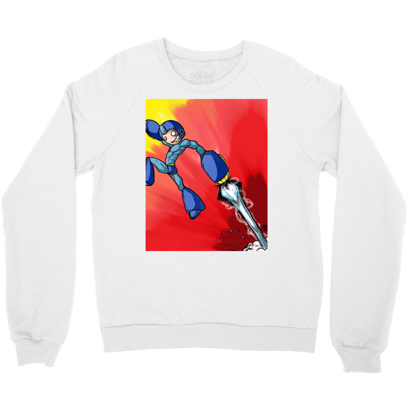 Megaman!  1 Crewneck Sweatshirt by parralwankyd | Artistshot