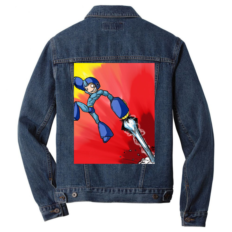 Megaman!  1 Men Denim Jacket by parralwankyd | Artistshot