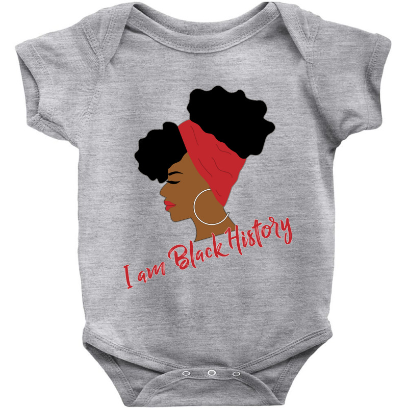 Black History Month Afro Puffs  For Black Women Baby Bodysuit | Artistshot