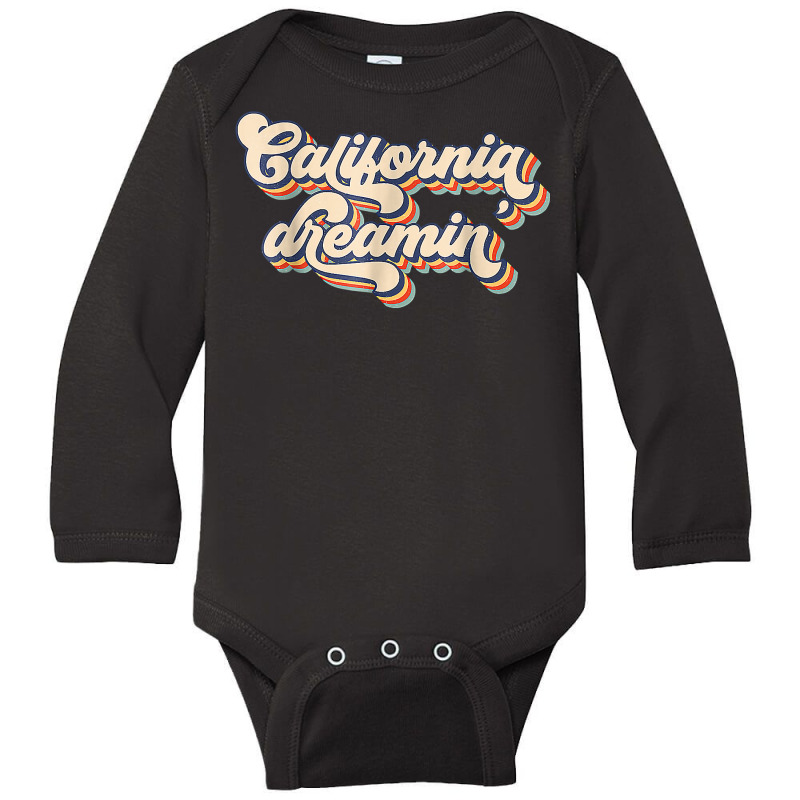 Awesome California Dreamin Surfing Apparel T Shirt Long Sleeve Baby Bodysuit by joeykujalat4t | Artistshot