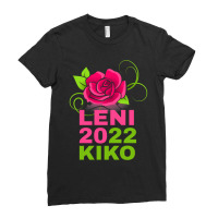 Leni 2022 Kiko, Pink Rose Active Ladies Fitted T-shirt | Artistshot