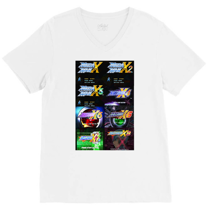 Mens Best Mega Video Man Games Gift For Movie Fans V-Neck Tee by parralwankyd | Artistshot