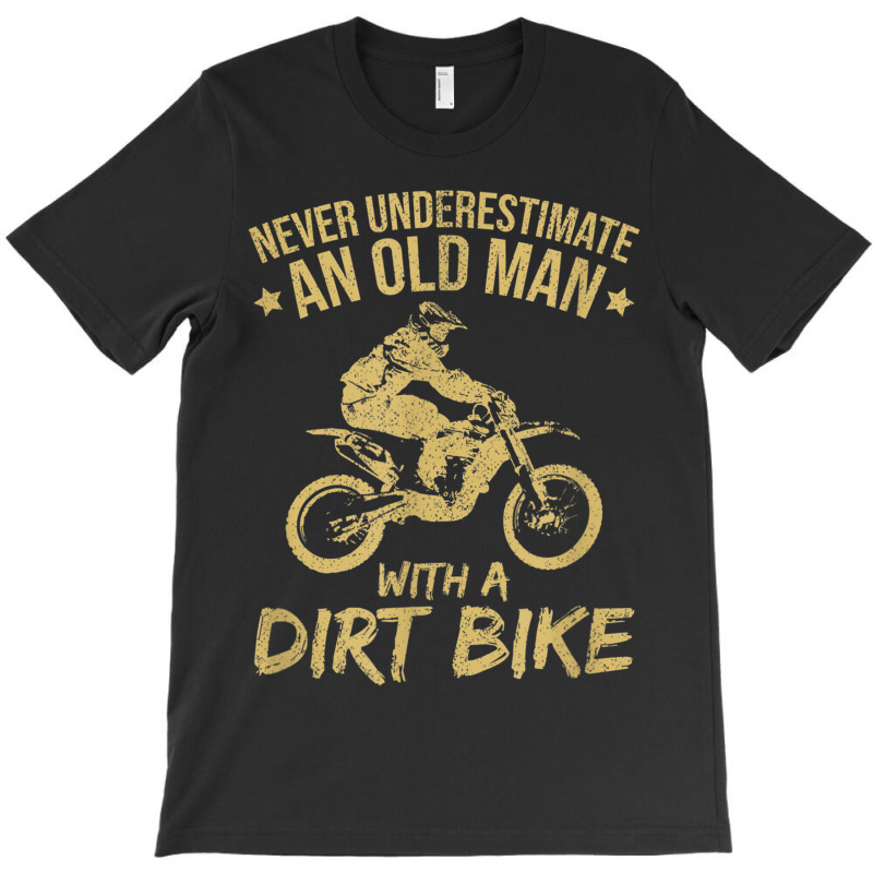 Funny Old Man Dirt Bike Motocross T-shirt | Artistshot