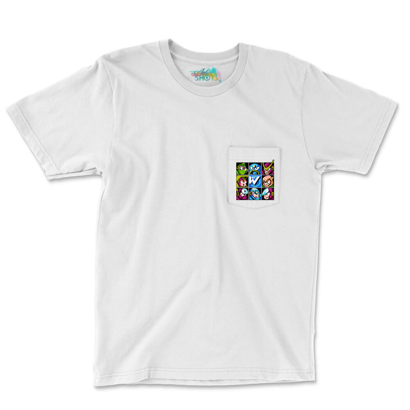 Robot Masters Mega Man 2 T Shirt Pocket T-shirt | Artistshot