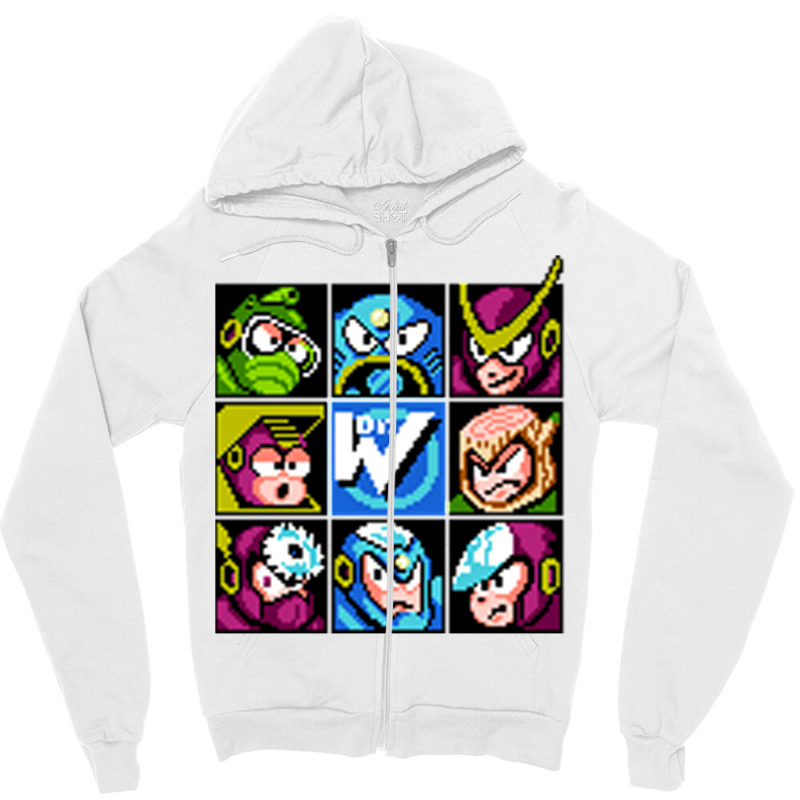 Robot Masters Mega Man 2 T Shirt Zipper Hoodie | Artistshot