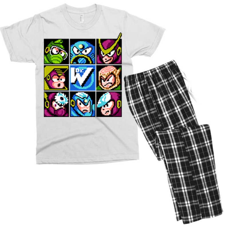 Robot Masters Mega Man 2 T Shirt Men's T-shirt Pajama Set | Artistshot