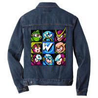 Robot Masters Mega Man 2 T Shirt Men Denim Jacket | Artistshot