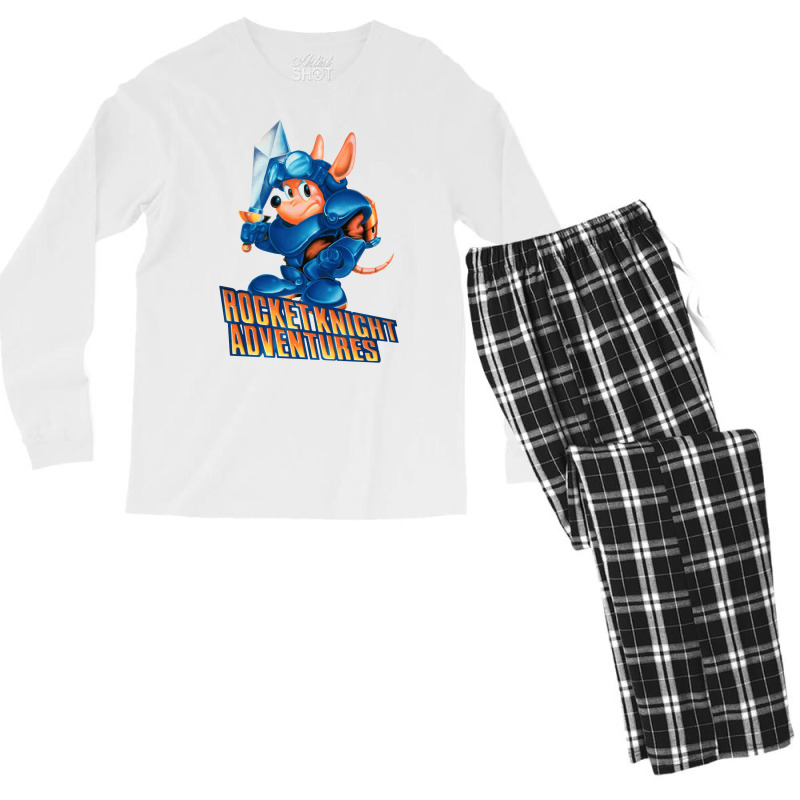 Rocket Knight Adventures Men's Long Sleeve Pajama Set | Artistshot